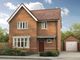 Thumbnail Detached house for sale in "The Wyatt" at Church Lane, Wistaston, Crewe