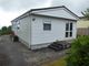 Thumbnail Mobile/park home for sale in Roseveare Park, St. Austell