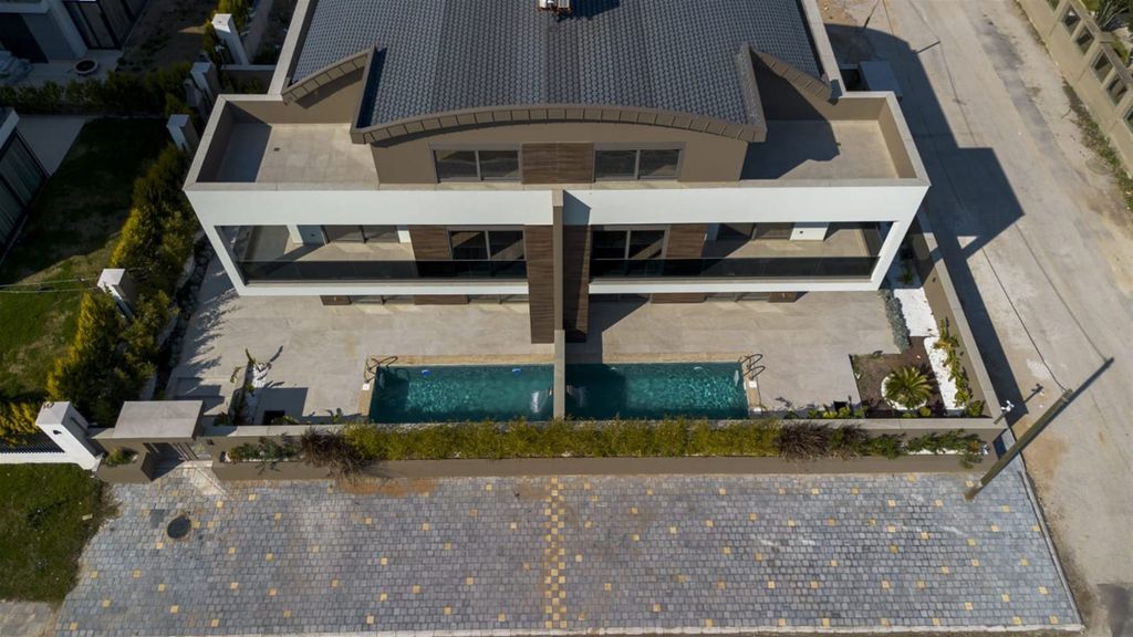 Property photo 3 of 19 Indulgent Antalya Property For Sale - Arial View Of The Villa And Exterior Space