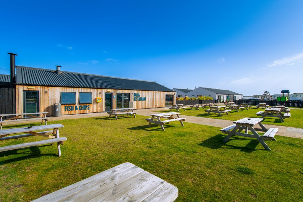 Property photo 3 of 5 Outdoor Seating Fish And Chips Silver Sands Holiday Park