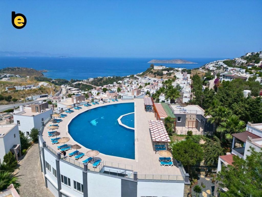 Property photo 2 of 24 Sea View Bodrum Villa For Sale In Koyunbaba, Gumusluk - Located Near The Sea