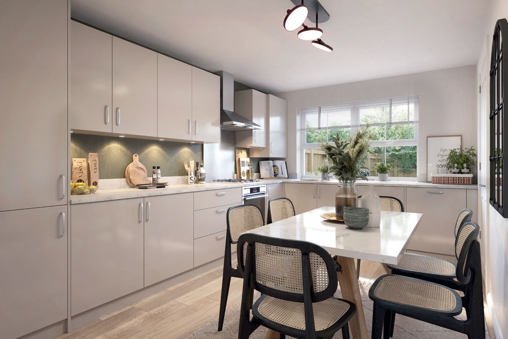 Property photo 3 of 7 The Kitchen In The Louth 3 Bedroom Home