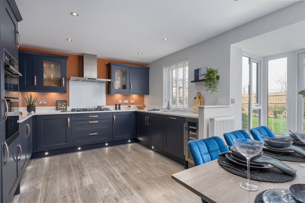 Property photo 2 of 10 Internal View Of The Skylark Open Plan Kitchen. 4 Bed Home.