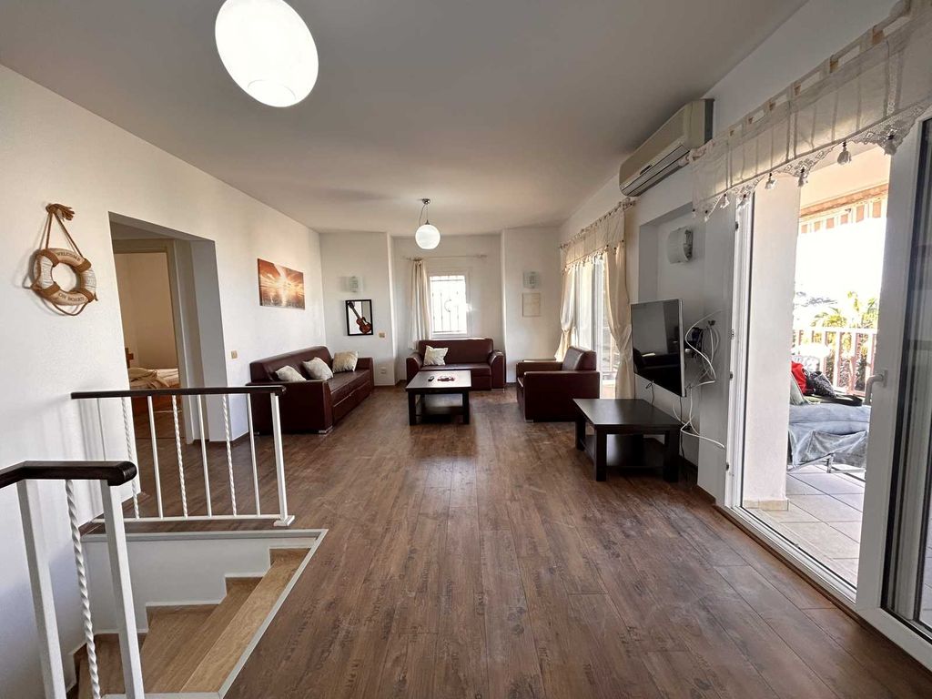 Property photo 3 of 24 A Modern, Furnished, Reverse Duplex Bodrum Apartment For Sale Â€“ A Spacious Living Room With Balcony