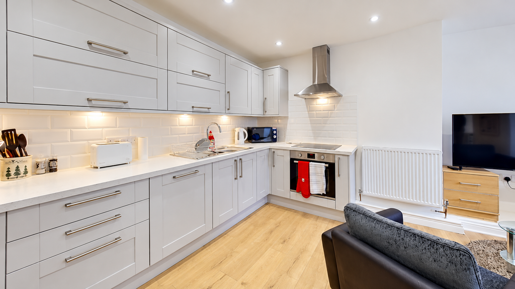 Property photo 1 of 12 Bright Modern Open-Plan Kitchen Interior