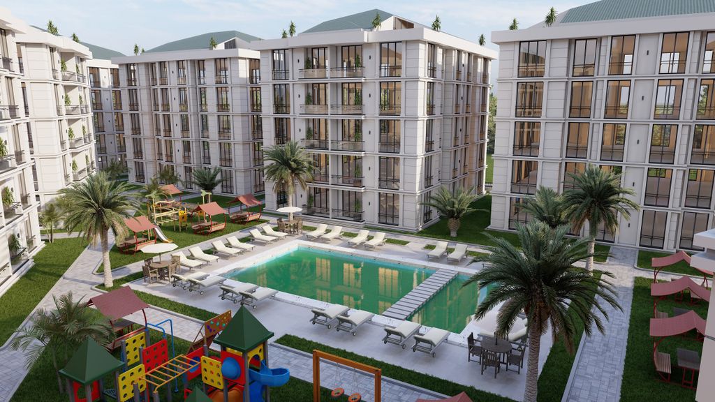 Property photo 3 of 13 Stunning Off-Plan Istanbul Apartments For Sale - Communal Pool And Gardens