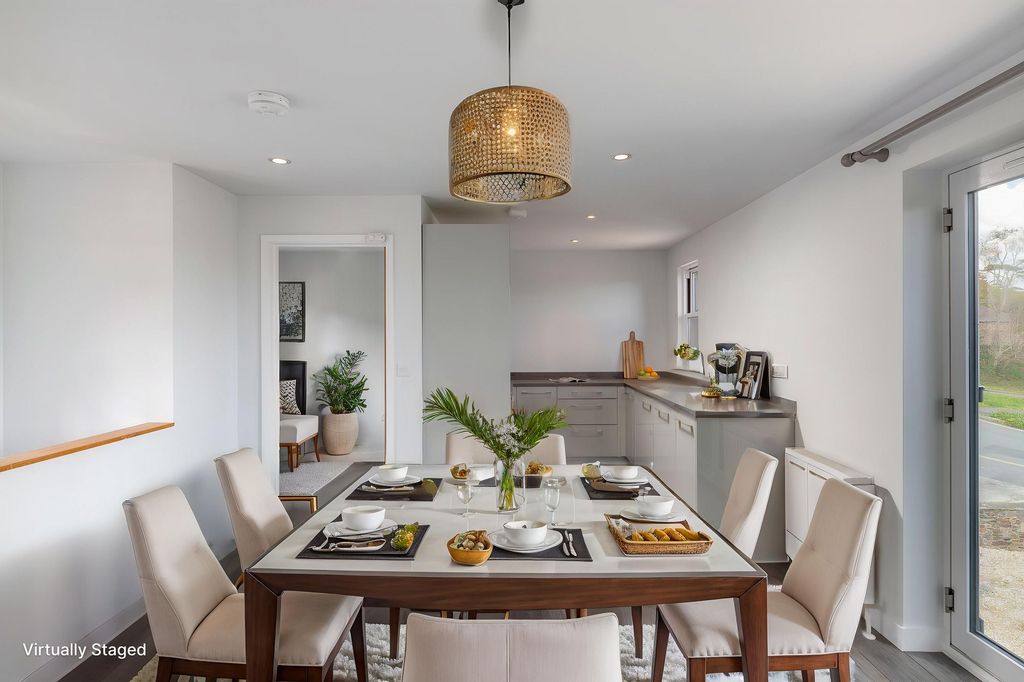 Property photo 1 of 10 Vicarage, Dartmouth Hilltops - Virtually Staged Living / Dining Room