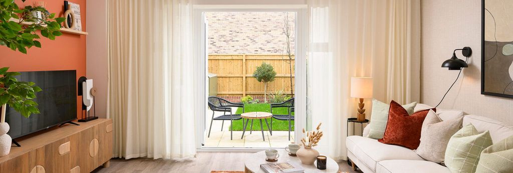 Property photo 3 of 5 Living Space With Patio Doors Leading To Rear Garden.
