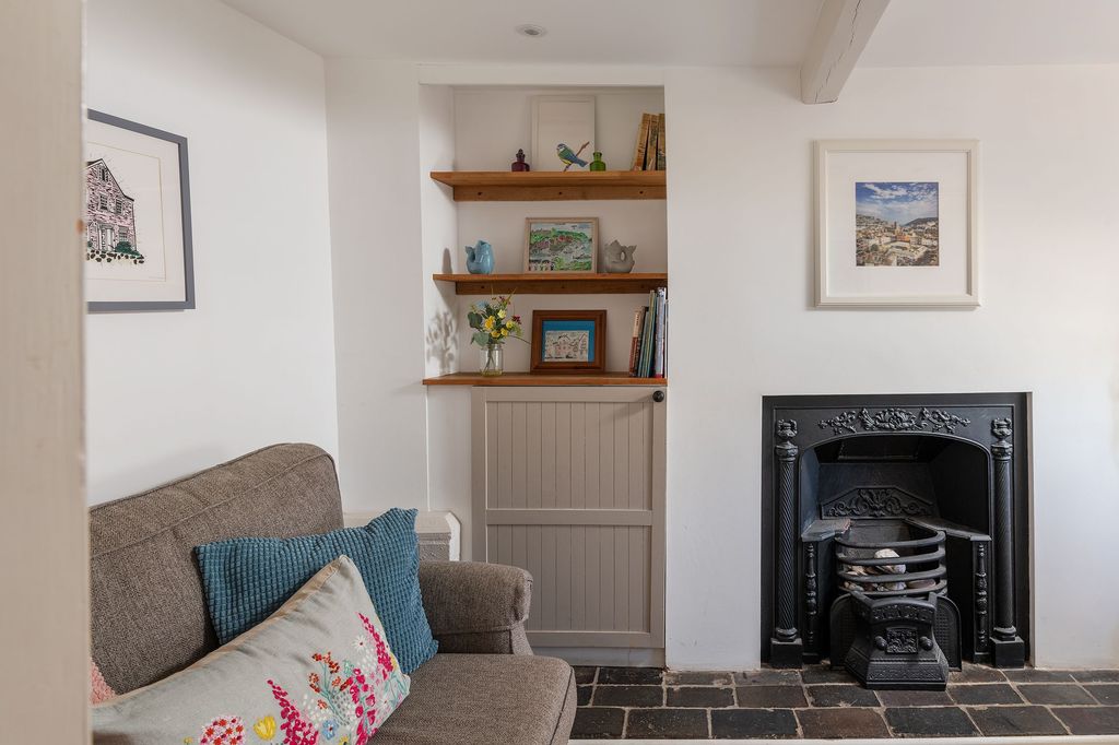 Property photo 3 of 9 The Pink House Dartmouth Living Room