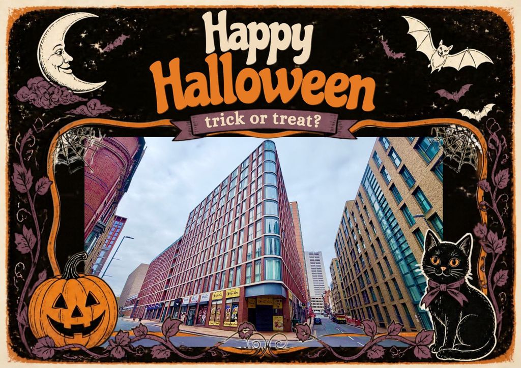 Property photo 1 of 9 Orange Simple Happy Halloween Instagram Post-45