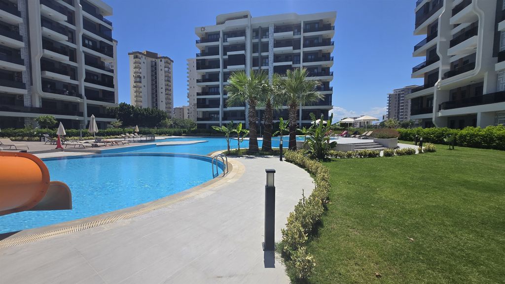 Property photo 3 of 10 Brand-New Antalya Apartments In Altintas For Sale - Social Areas Around The Pool