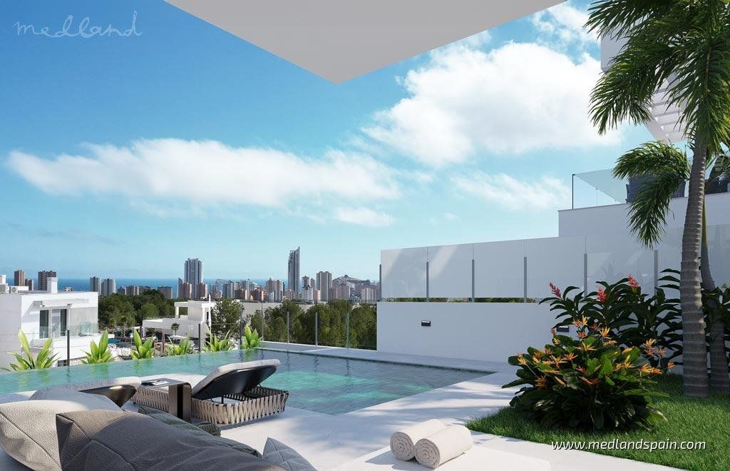 Property photo 1 of 15 Exclusive Villas With 3 Bedrooms, Basement And Sea Views In Sierra Cortina, Benidorm