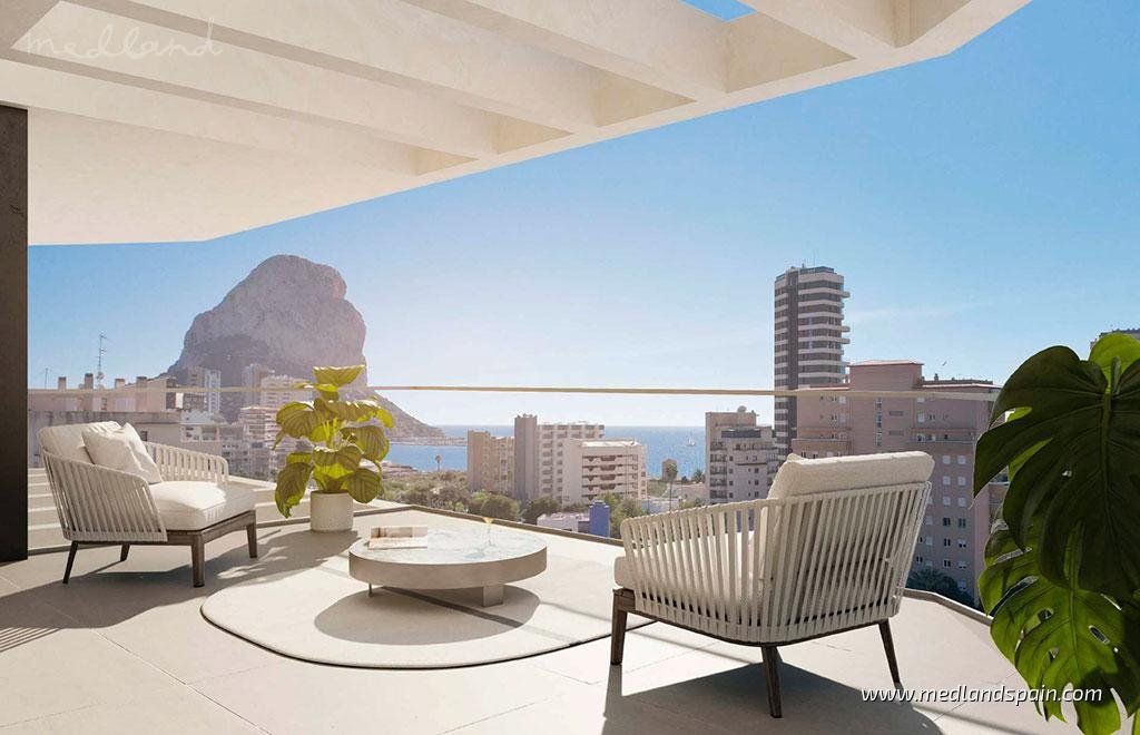 Property photo 1 of 15 Duplex Penthouse With 4 Bedrooms And Sea Views, 300 Metres From The Beach In Calpe