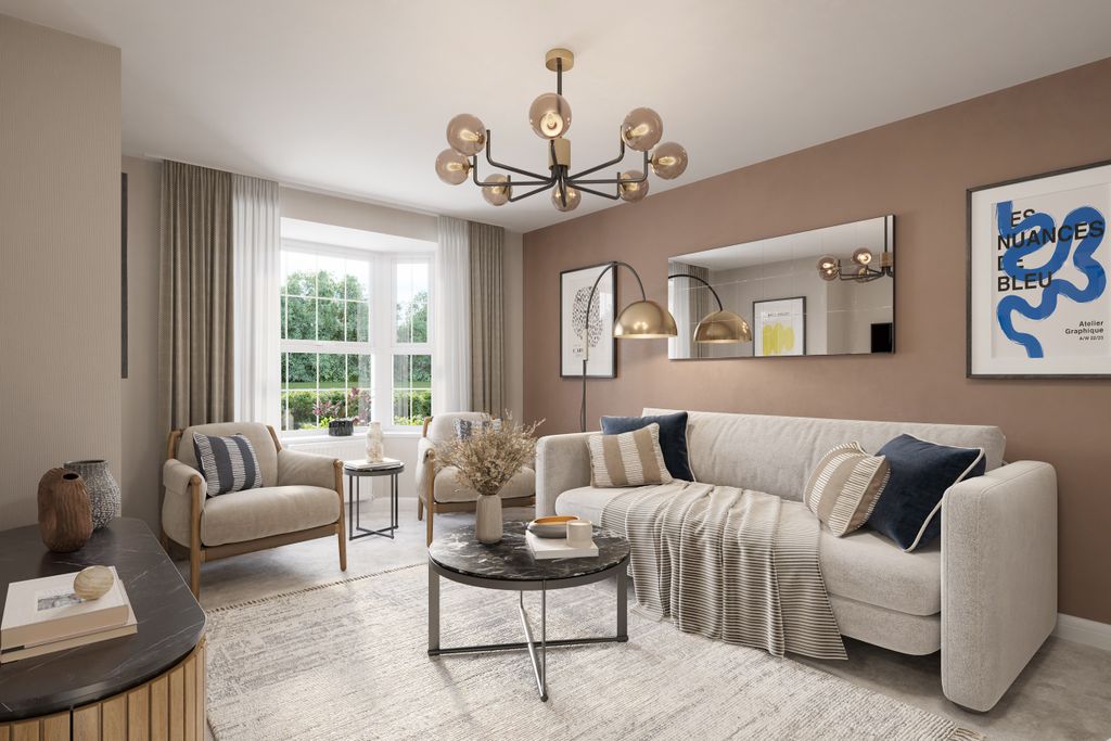 Property photo 3 of 10 Internal CGI Of The Lounge In The Freiston