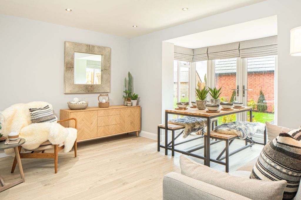 Property photo 3 of 9 Kitchen With Dining Area In The Greenwood 3 Bedroom Home