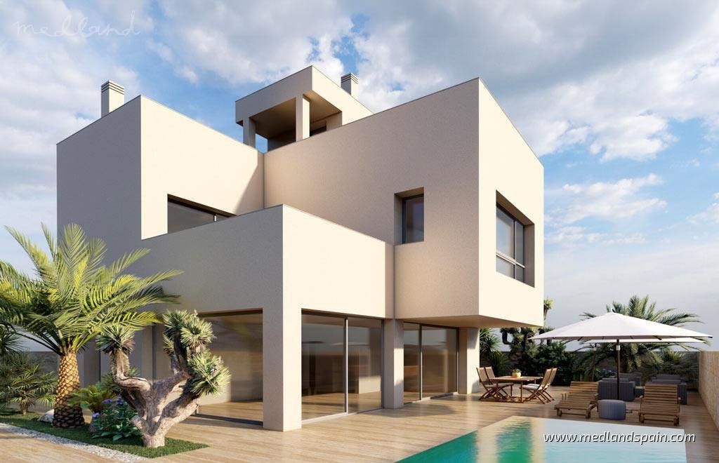 Property photo 1 of 14 Luxury Villa With Solarium And Private Pool, 100m From The Beach In Pilar De La Horadada