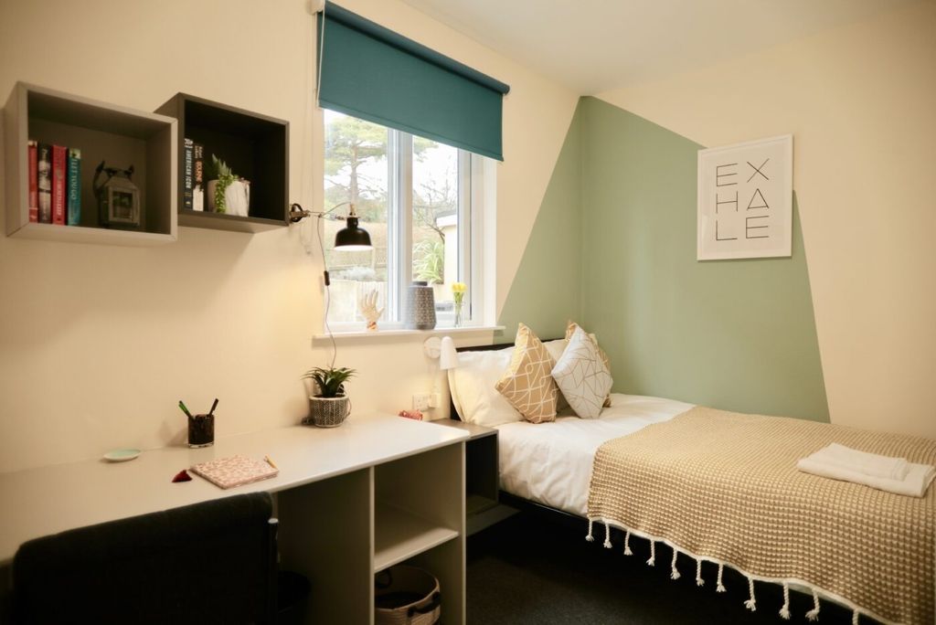 Property photo 2 of 6 A Cozy Single Bedroom Featuring A Window With A vi...