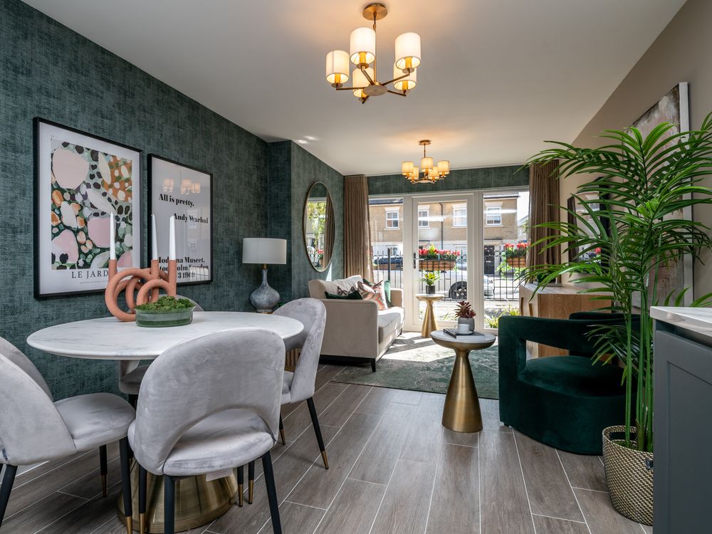 Property photo 3 of 10 Image Of Open-Plan Apartment Layout Showcasing The Open-Plan Layout Of The Dining Area Leading Into
