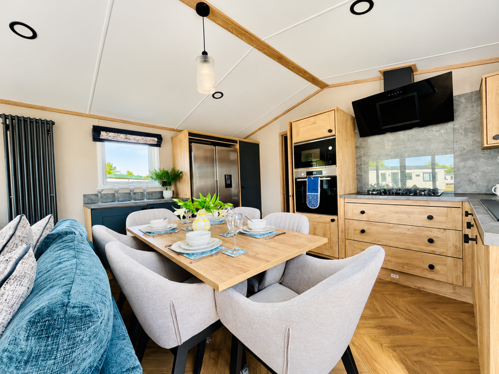 Property photo 2 of 5 Stylish Dining Area With Modern Kitchen In The Abi Balmoral Holiday Lodge