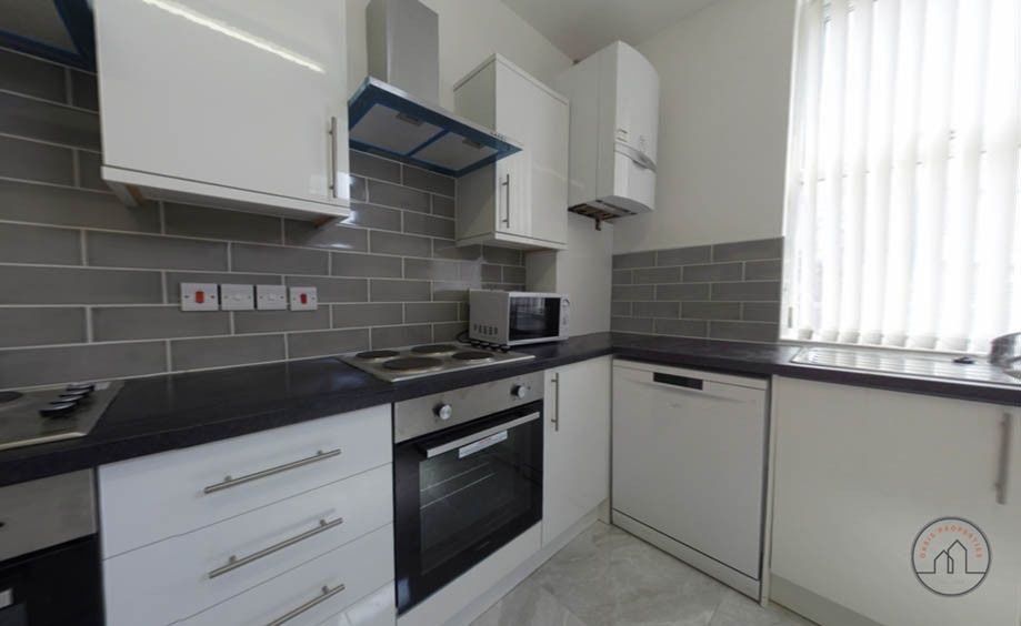 Property photo 3 of 8 Modern Fitted Kitchen With White Cabinetry, Integr...