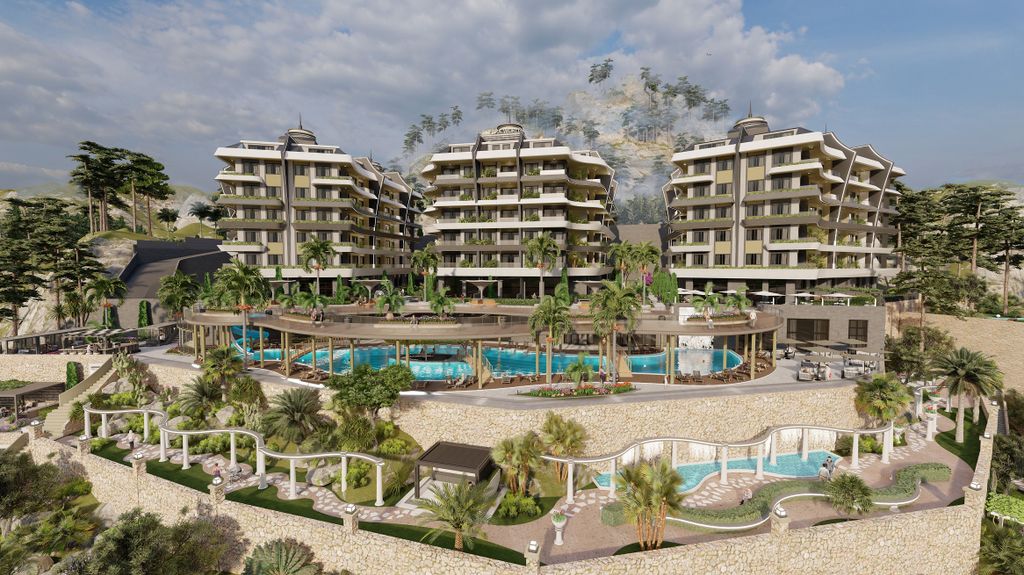 Property photo 3 of 15 Deluxe One-Bed Alanya Property For Sale Â€“ Huge Stylish Complex With Social Facilities