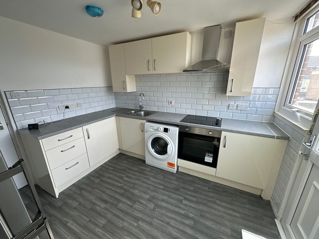 Property photo 1 of 18 A Modern Kitchen Featuring Sleek Cream Cabinets, A...