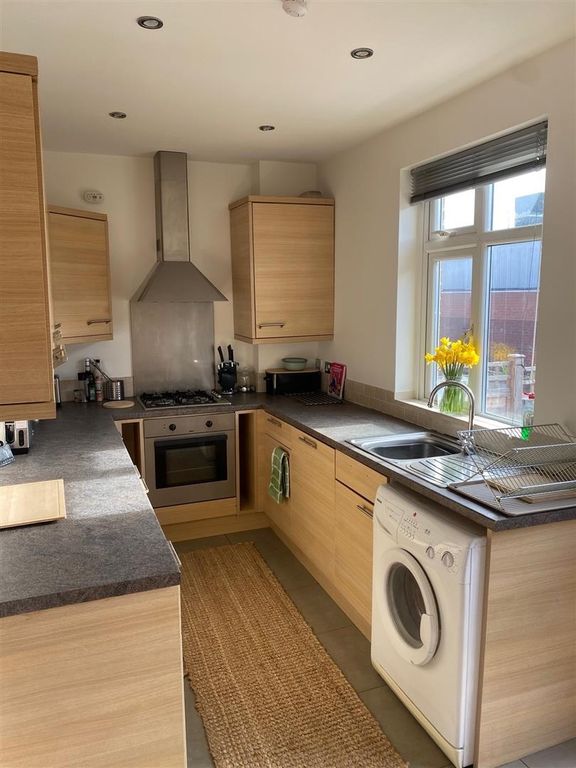 Property photo 2 of 8 Bright Kitchen With Modern Wood Units And Window...