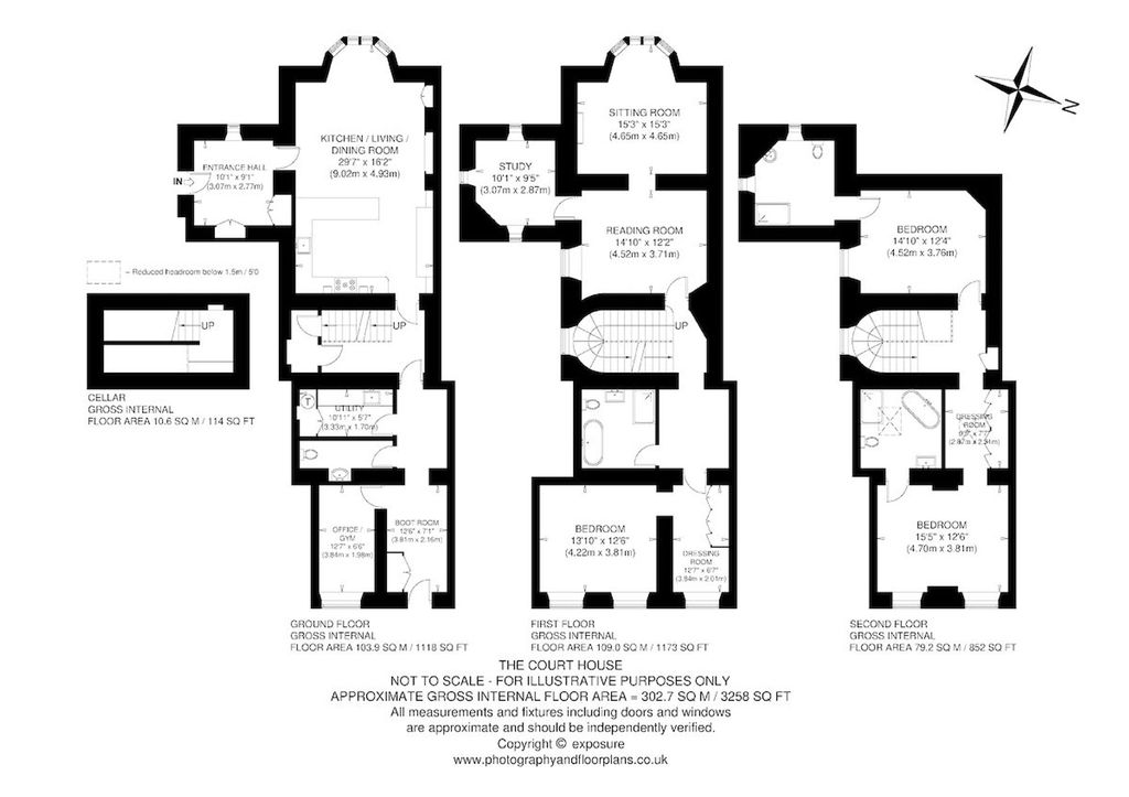 Additional image 45 of 4 bed terraced house for sale2 The Court House, Wallace Green, Berwick-Upon-Tweed TD15