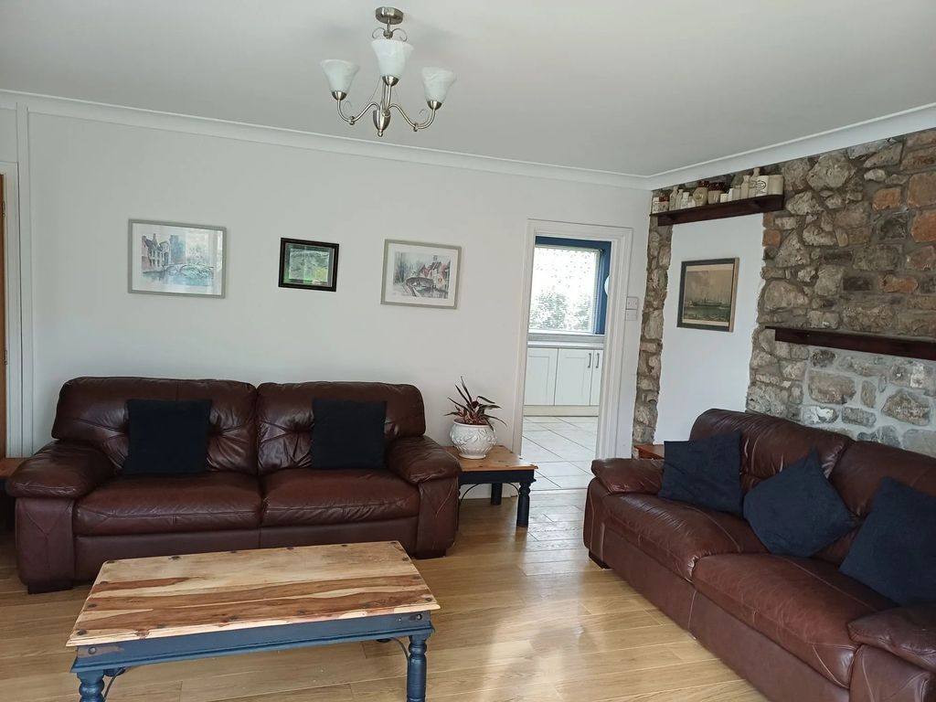 Property photo 3 of 15 Bright Living Room With Classic Stone Feature Wall...