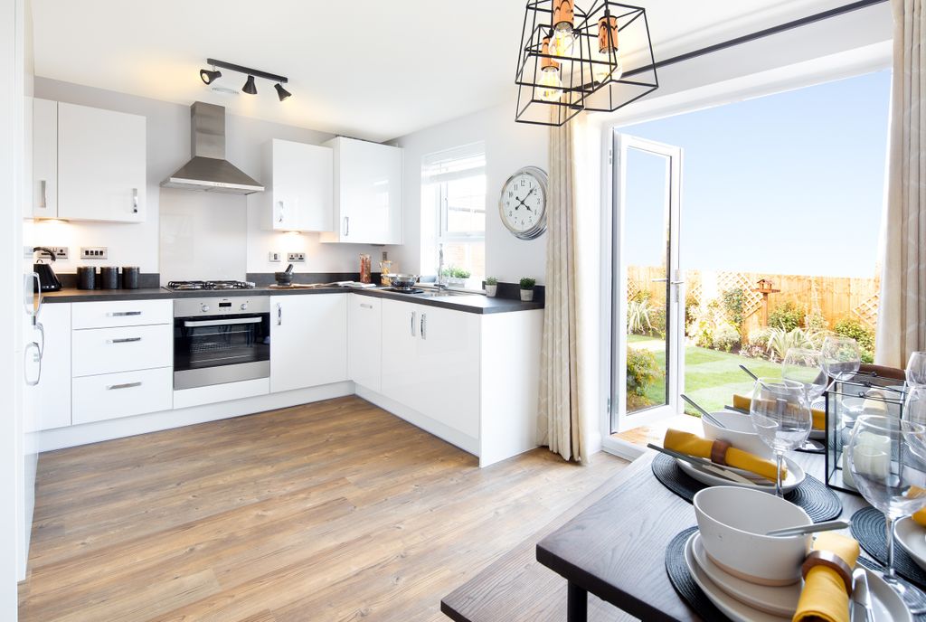 Property photo 1 of 7 Open Plan Kitchen In The Ellerton 3 Bedroom Home