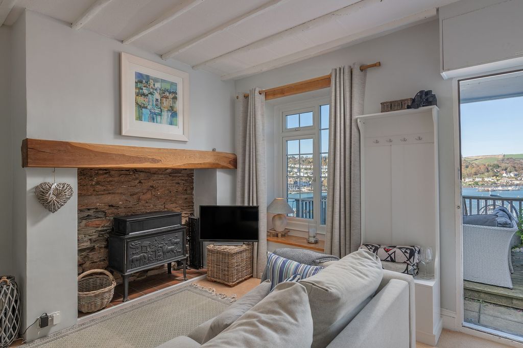 Property photo 3 of 10 The Boathouse, Kingswear Living Room &amp; View