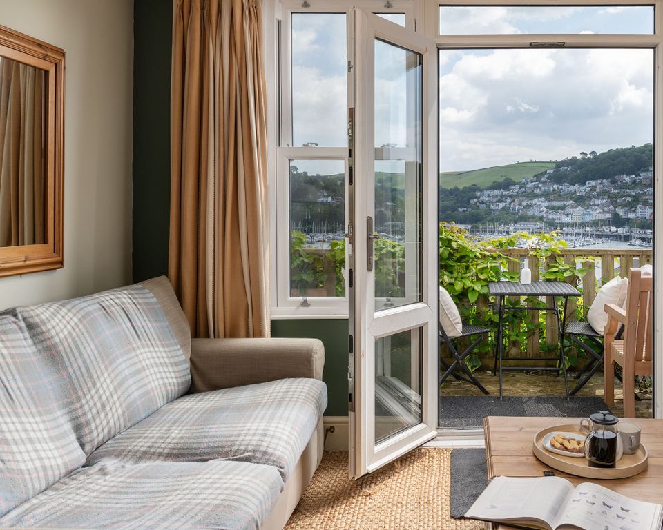 Property photo 2 of 11 Living Room &amp; Balcony_19 Above Town, Dartmouth