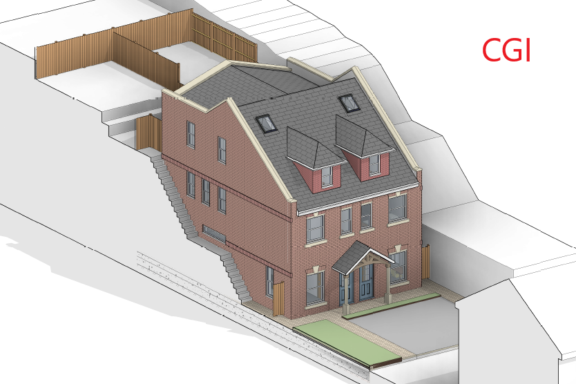 Property photo 1 of 4 Land At The Rear Of 112 Maidstone Road, Chatham, Me4 6Dq