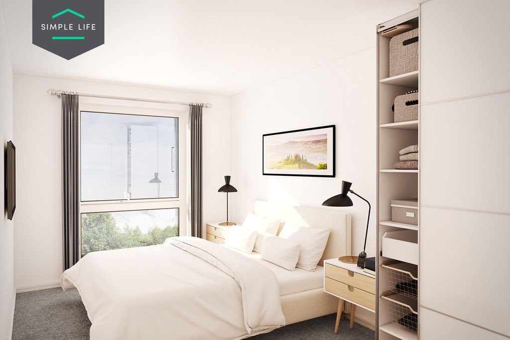 Property photo 3 of 4 3 Bed Newton - Bedroom - Logo.Jpg