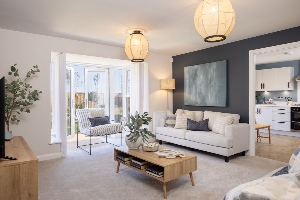 Property photo 1 of 8 Internal Shot Of The Living Room In The Bracebridge Show Home