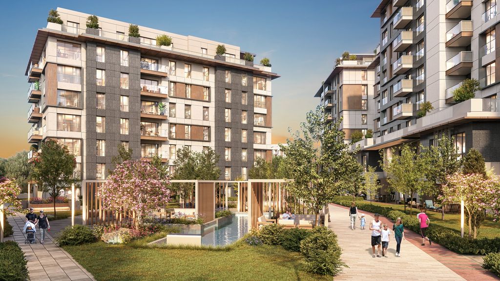 Property photo 1 of 16 Impressive Off-Plan Properties In Bahcesehir, Istanbul For Sale - A Modern Complex And Social Gardens