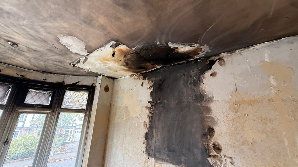 Property photo 2 of 13 Internal Image Of Some Fire Damage To Main Bedroom