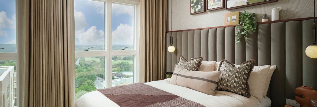 Property photo 3 of 5 Bed With Padded Headboard, Wide Window For Ample Natural Lighting.