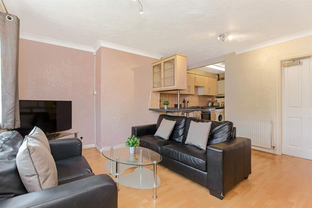 Property photo 2 of 10 Bright, Open Living Space With Sleek Leather Sofas...