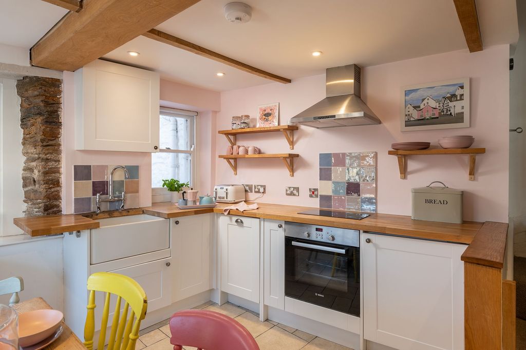 Property photo 3 of 11 The Pink House Dartmouth Kitchen