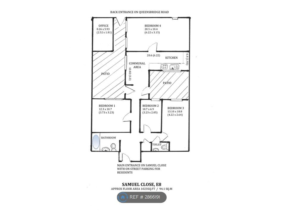 Property photo 3 of 5 Bedroom 2 On Floorplan