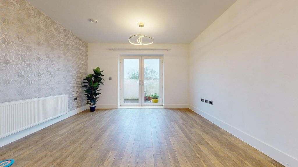 Property photo 3 of 15 Bright, Modern Living Room With Light Wood Floorin...