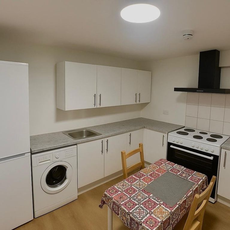 Property photo 3 of 7 Bright And Tidy Kitchen Featuring Modern White Cab...