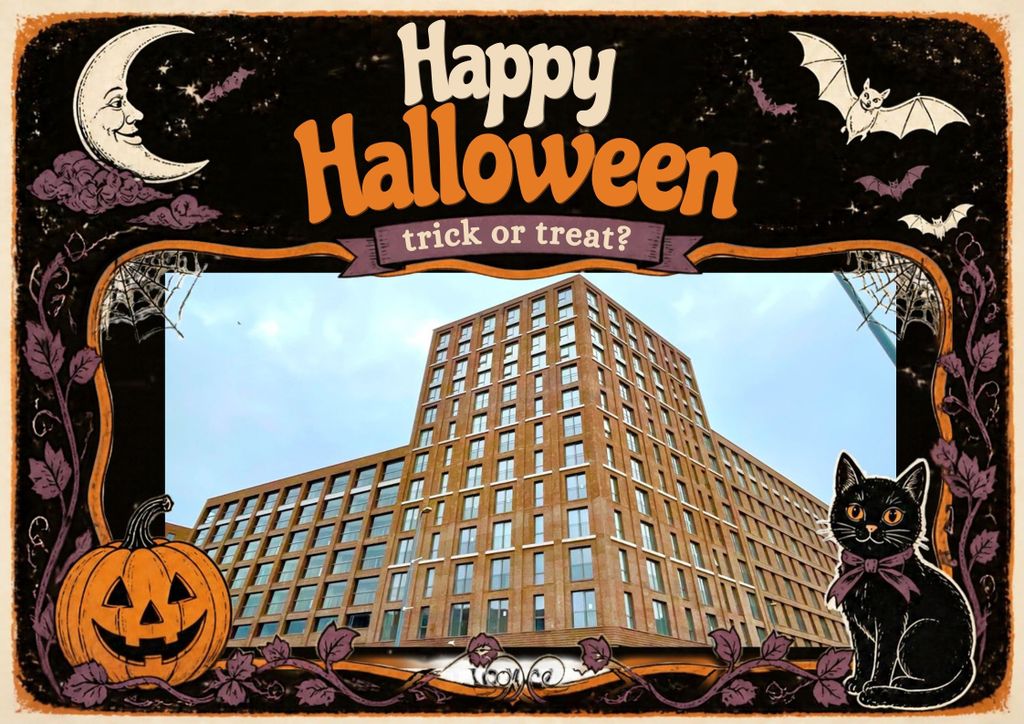 Property photo 1 of 21 Orange Simple Happy Halloween Instagram Post-37