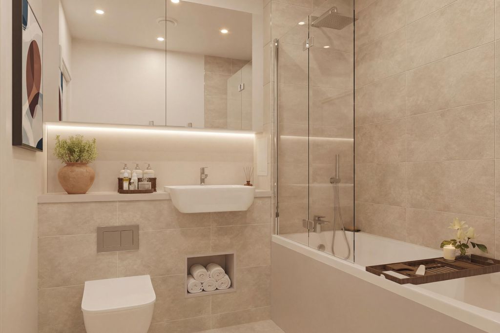 Property photo 3 of 6 Bathroom Image With Bathtub On The Right