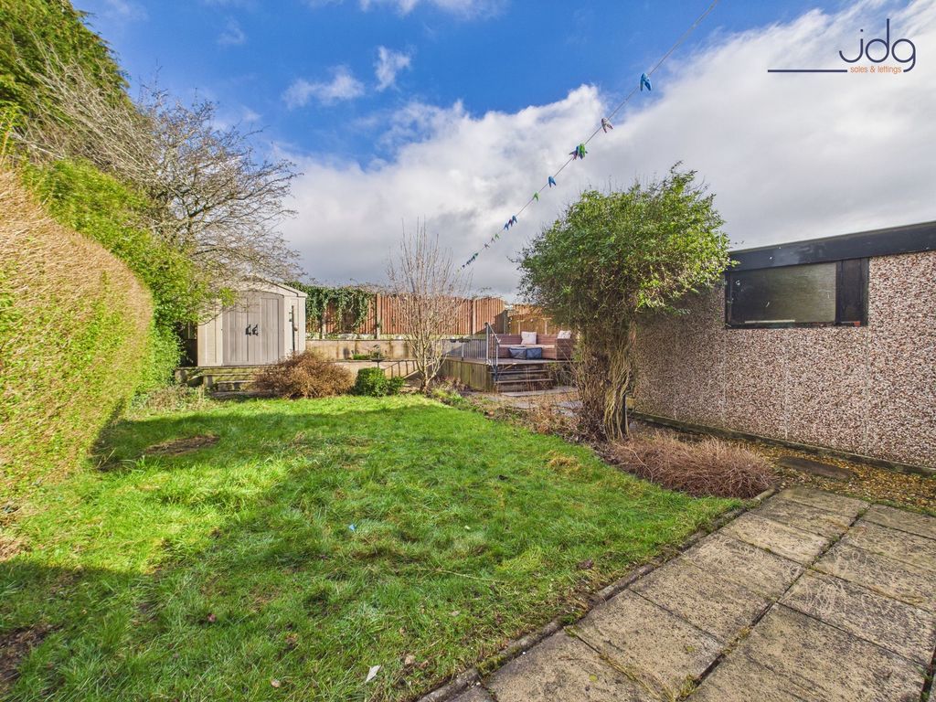 Property photo 2 of 14 North East Facing Garden With A Mixture Of Grass, Decking And Flagged Areas