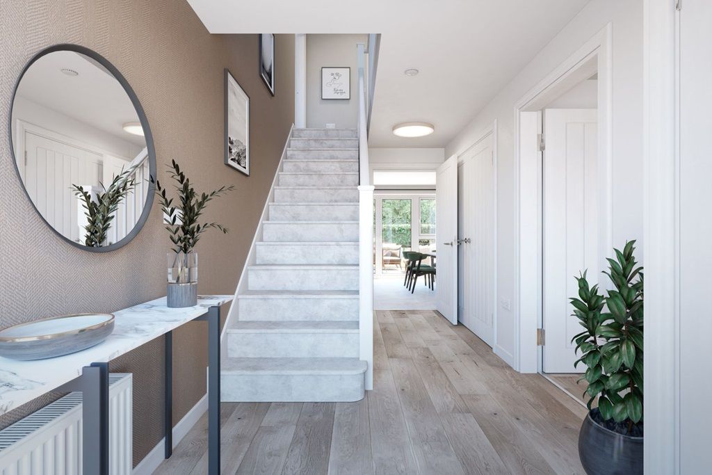 Property photo 2 of 13 A Welcoming Hallway With Under Stairs Storage