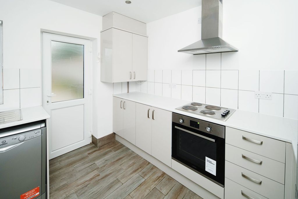 Property photo 2 of 19 Bright Modern Kitchen With White Cabinets, Electri...