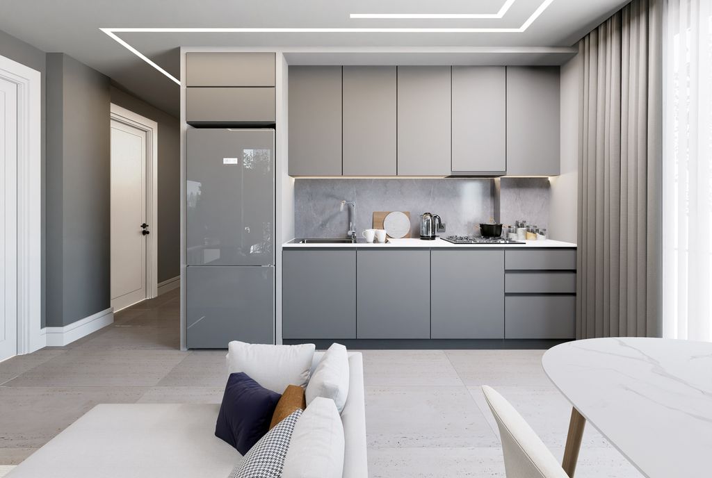 Property photo 3 of 12 Brand New Belek Apartment In Antalya For Sale - Modern Fully Fitted Kitchen