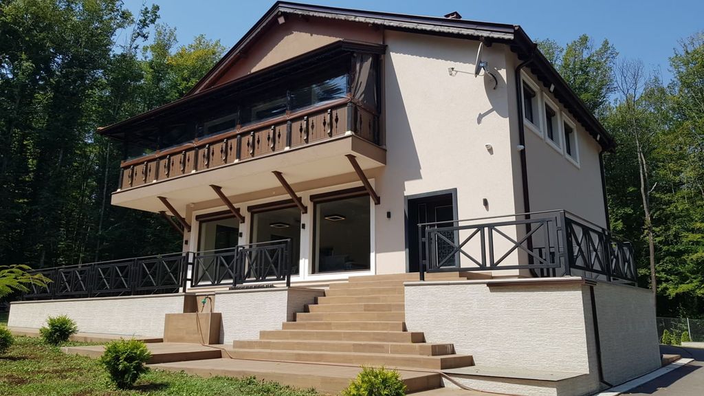 Property photo 2 of 69 Side Perspective Showing Balcony With Wooden Railing And Stairs Leading To Terrace